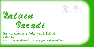 malvin varadi business card